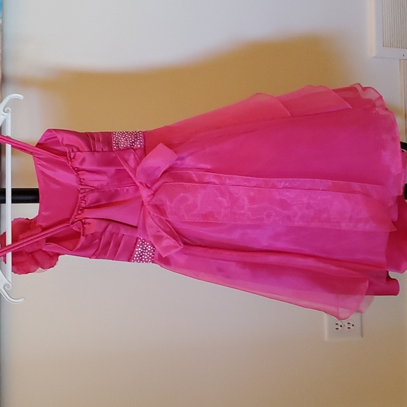 Girls Pink Formal Dress Brand New - Picture 3 of 5